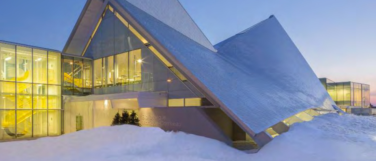 Monique-Corriveau Library close up