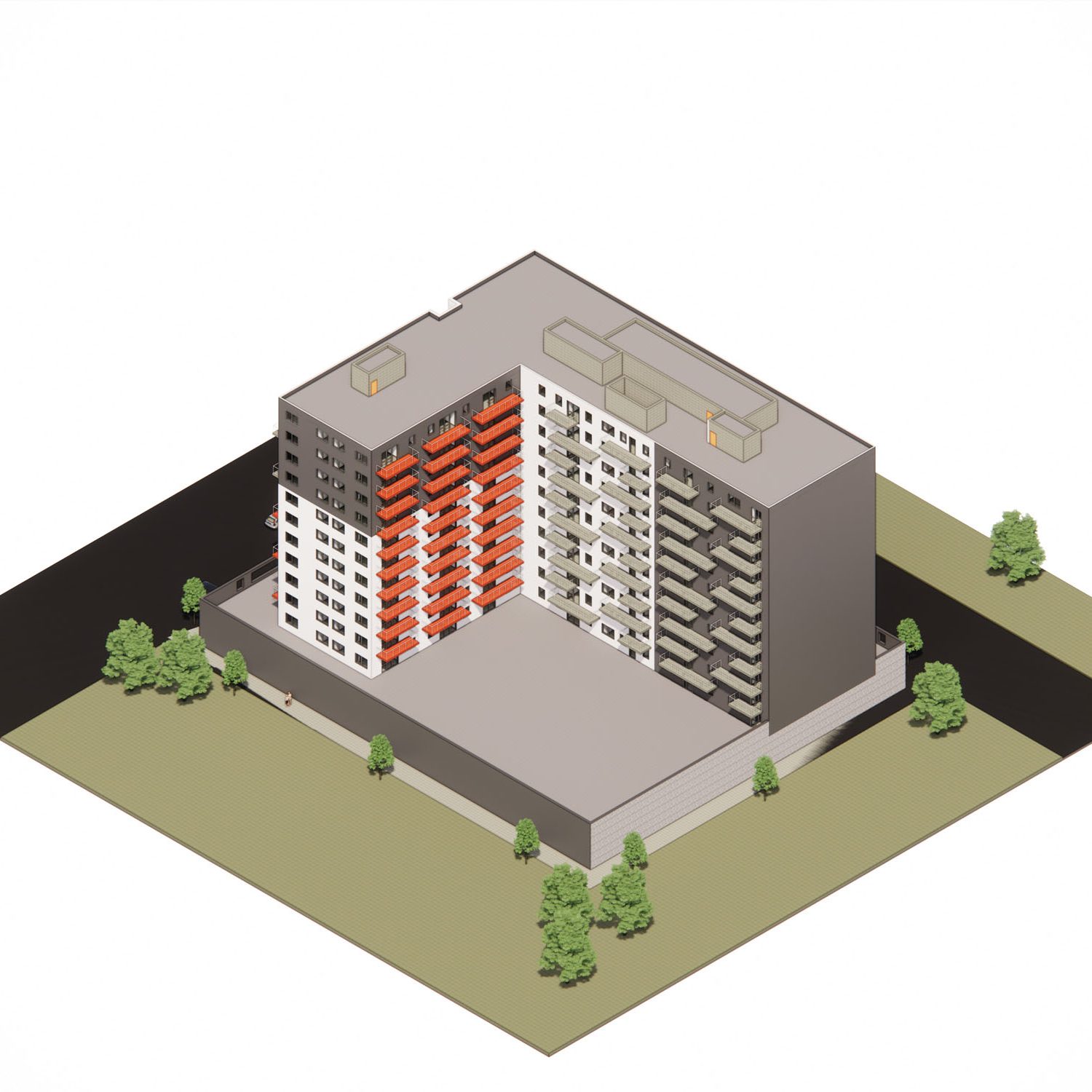 3D Building Rendering