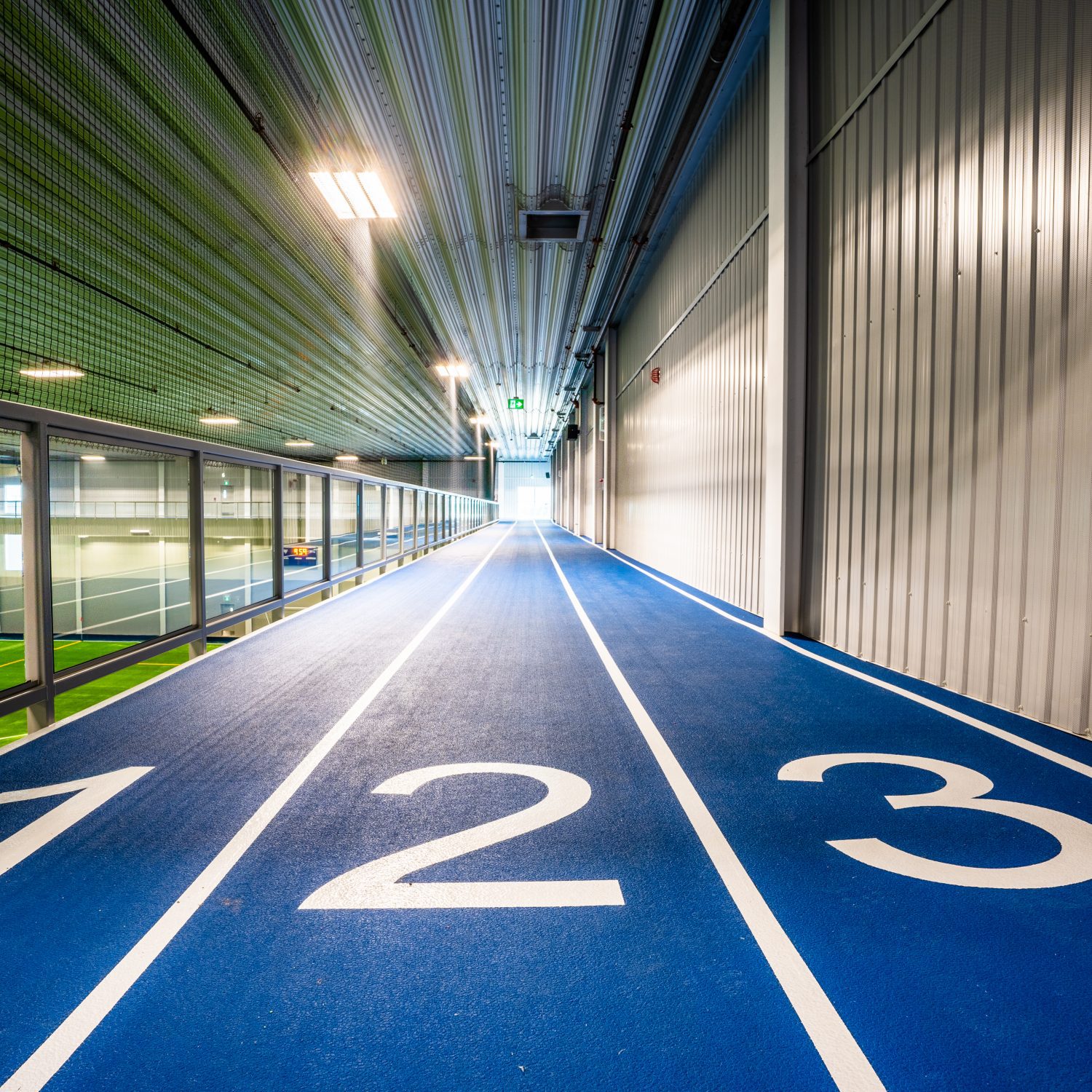 Race track at Stade de Soccer